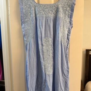 J.Marie Sleeveless Embroidered Dress